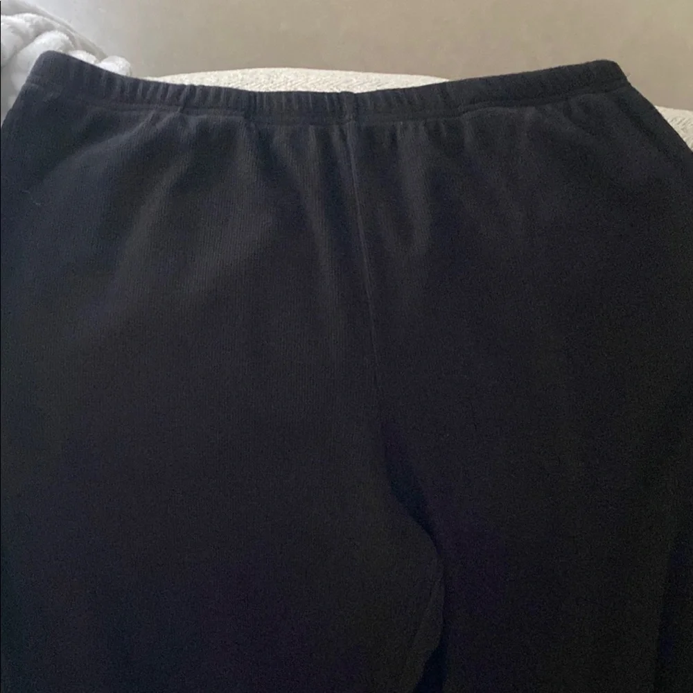Cuddle down Black 2 piece pj with White Lace Trim - Picture 4 of 7